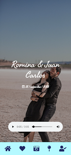 Android application Invitaciones interactivas screenshort