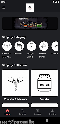 Android application Sport Inn screenshort