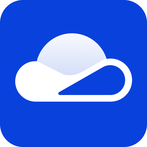 Cloud storage: Cloud backup Logo
