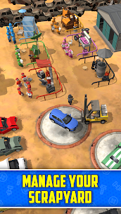 تحميل لعبة Scrapyard Tycoon مهكرة اخر اصدار للاندرويد 2023 1