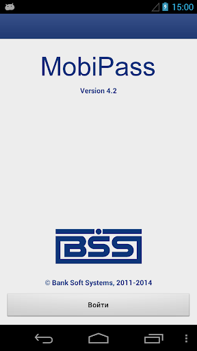 Android application BSS Mobipass screenshort