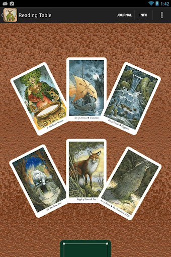Screenshot of Wildwood Tarot