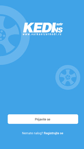 Android application KEDI - Moj vulkanizer screenshort