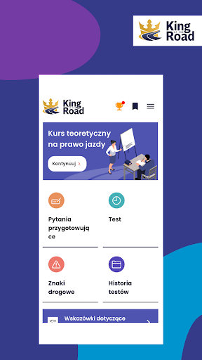 Android application Testy na Prawo Jazdy screenshort