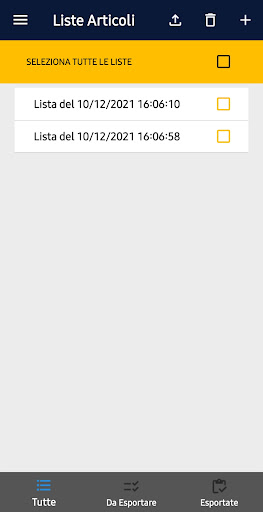 Logistica App Valves Screen 2
