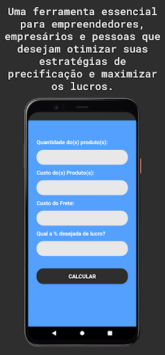 Android application Margem de Lucro - Calculadora screenshort