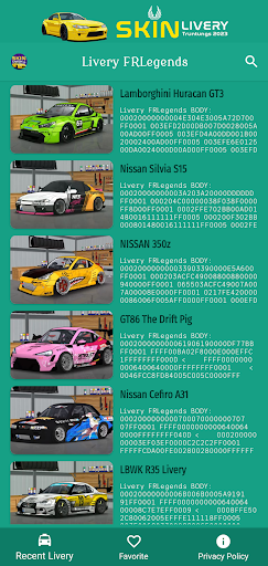 Livery FRLegends Skins Screen 3
