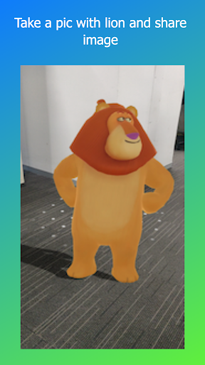 AR-3D Lion Screen 3