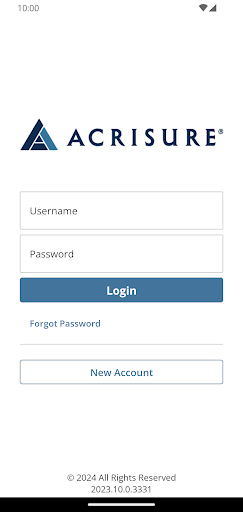 Android application Acrisure West screenshort