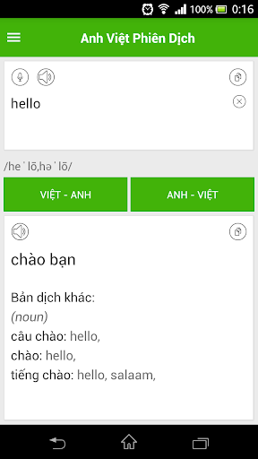 Dich tieng Anh sang tieng Viet Screenshot 1 - AppWisp.com