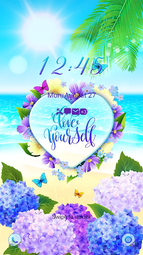 Android application Lovely Summer Time - Wallpaper screenshort