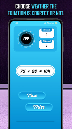 Multi Math - Math Games Screen 3