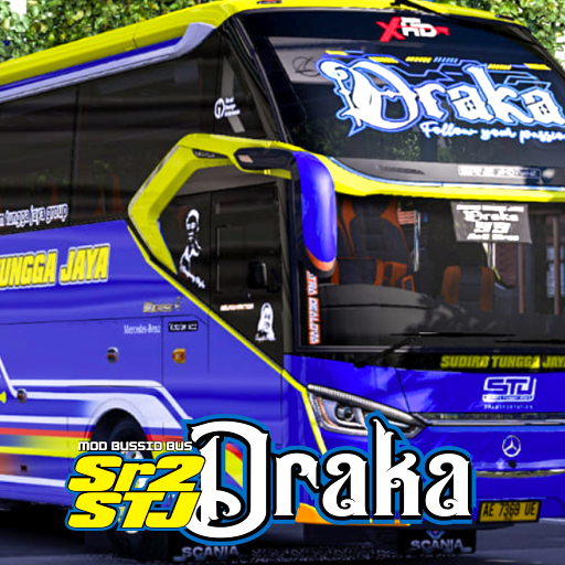 Mod Bussid Bus SR2 STJ Draka logo
