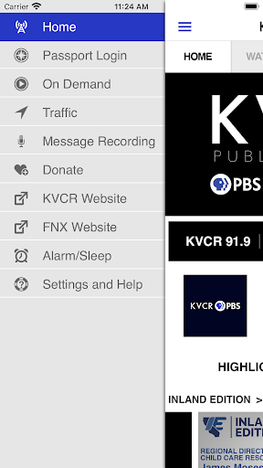 Android application KVCR Public Media App screenshort