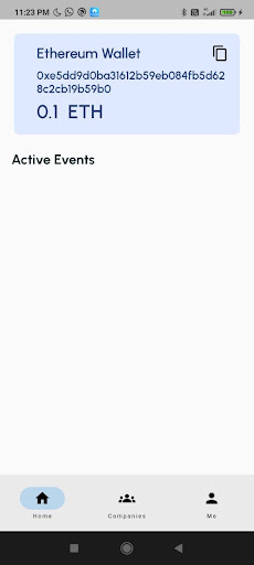 Android application Corporate Voting screenshort