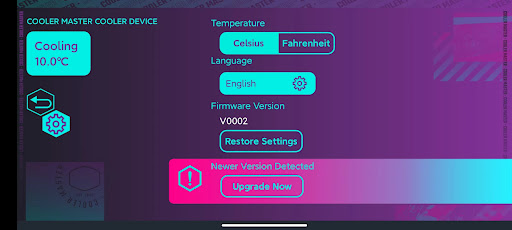 Cryo Phone Cooler Screen 2