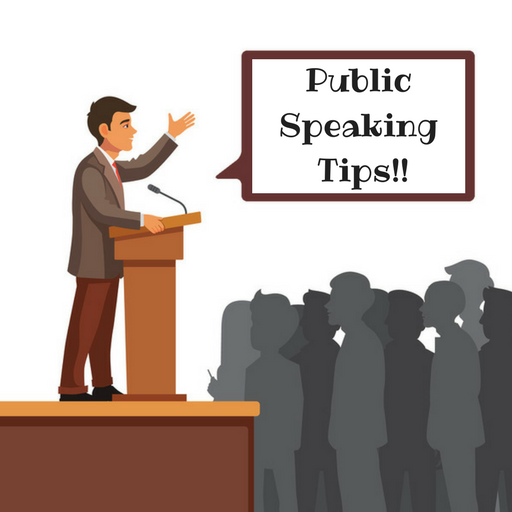 PUBLIC SPEAKING TIPS logo