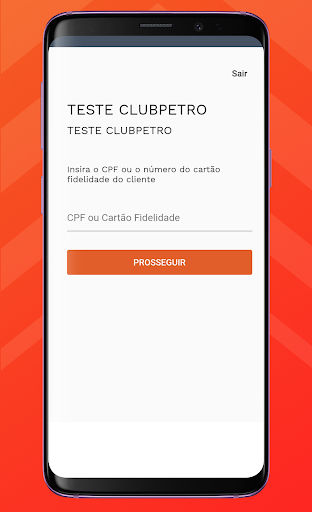 Android application CP Resgate screenshort