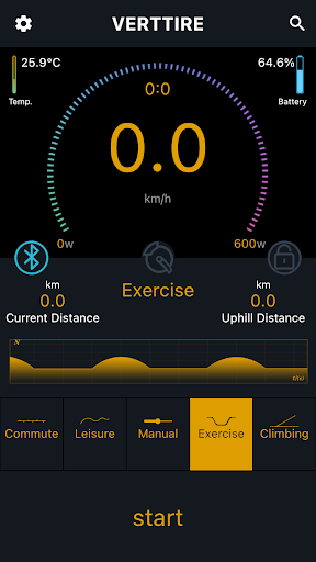 Android application VERTTIRE screenshort