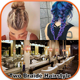 two braided hairstyle icon