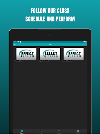Screenshot of Effect Fitness On Demand