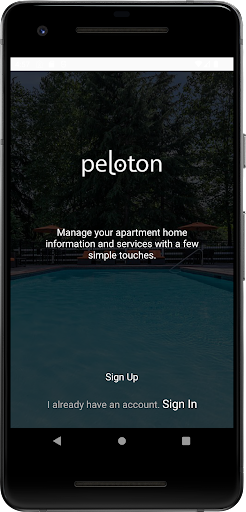 Android application Peloton Resident screenshort