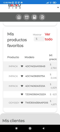 Android application MiHVAC screenshort