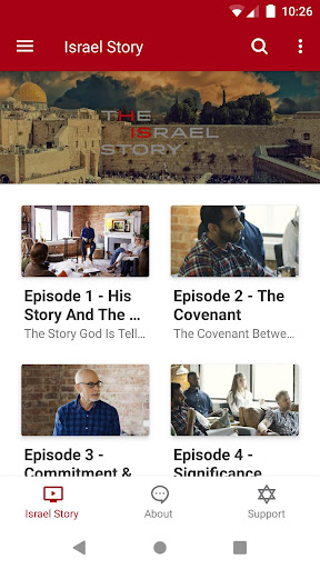 Screenshot of The Israel Story