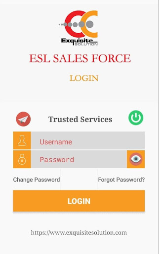 Android application ESL SALES FORCE screenshort