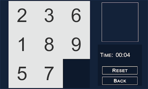 Sliding Puzzle Screen 3