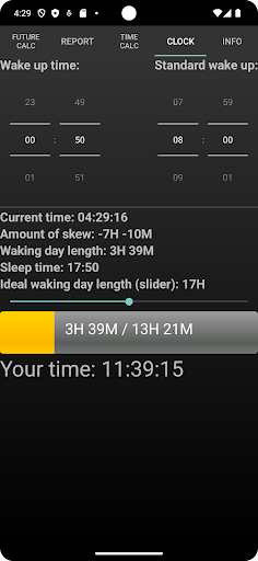 Circadian Calc Screen 2