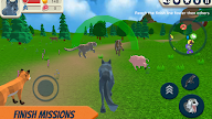 Télécharger Wolf Simulator: Wild Animals 3D APK MOD (Astuce)