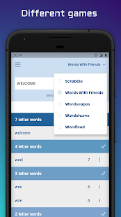 WordFinder: Unscramble words - solve anagrams