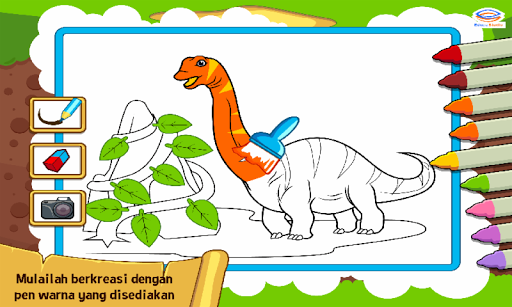 Marbel Mewarnai : Dinosaurus Screen 3