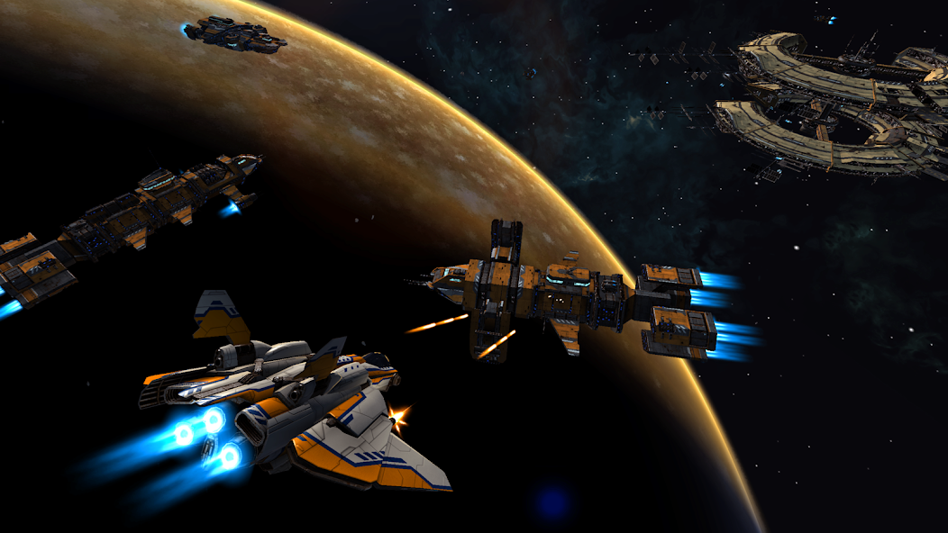 Space Commander: War and Trade 1.6.2 APK + Mod (Unlimited money) untuk android