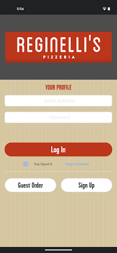 Screenshot of Reginellis Pizzeria