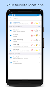 Foreca Weather Varies with device APK screenshots 5