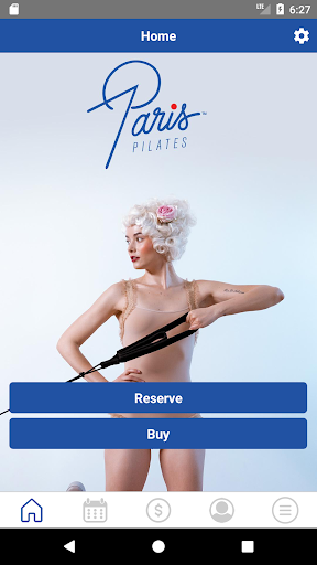 Android application Paris Pilates screenshort