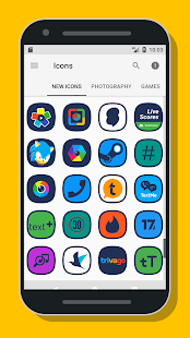 Meegis - Captura de pantalla del paquete de iconos