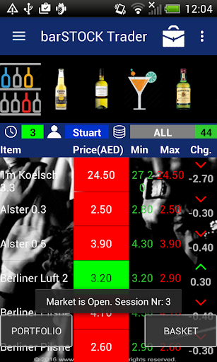 barSTOCK Exchange Trader Screen 2
