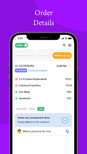 1Hub Restaurant Screen 2