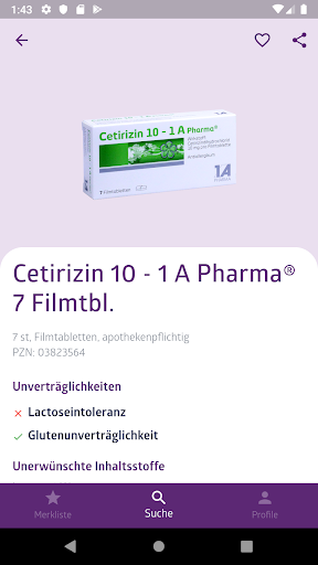 whatsin – Medikamentensuche