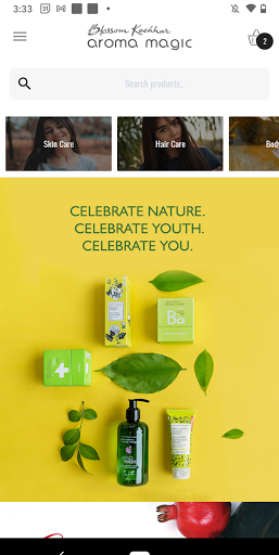 Android application Aroma Magic screenshort