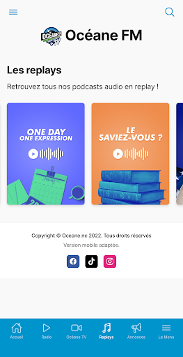 Océane FM - Nouvelle-Calédonie Screen 3