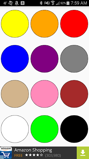 Kids Colors Tap And Learn Screen 2