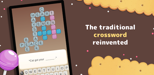 クロスワードパイ：8ワードのオフラインクロスワードパズル
