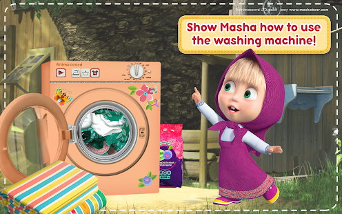 Masha and the Bear: House Cleaning Games for Girls 2.0.2 Screenshots 21