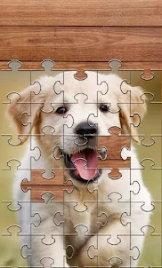 犬のジグソーパズルゲーム