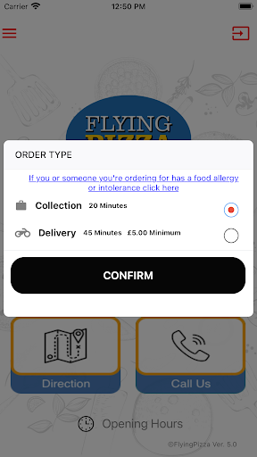 FLYING PIZZA Screen 3