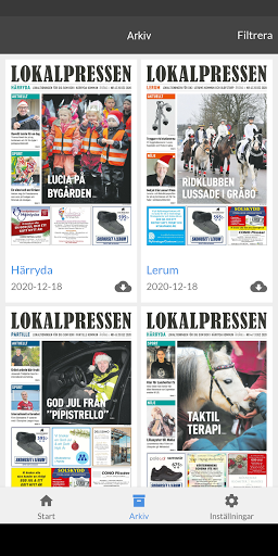 Lokalpressens e-tidning Screen 2
